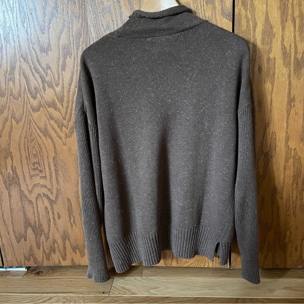 Coyuchi 100% Organic Cotton Arroyo Funnelneck Sweater | Relaxed | Minimalist - Picture 5 of 8